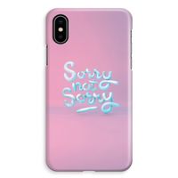 Sorry not sorry: iPhone XS Max Volledig Geprint Hoesje - thumbnail