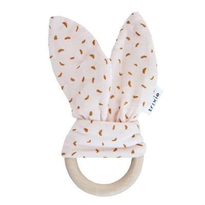 Trixie Bijtring Moonstone Juninor 17 Cm Katoen/hout Roze Trixie Bijtring Moonstone Juninor 17 Cm Katoen/hout Roze