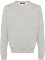 Balmain sweat en coton à logo brodé - Gris