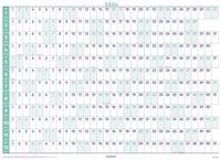 Brepols - Annuel wandplanner, Jan, tot december 2020, 82 x 59 cm