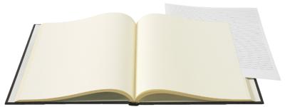 Brepols Belleganza schrijfblok & schrift Zwart 160 vel