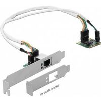 Delock 95265 Mini PCIe I/O PCIe halve grootte 1 x RJ45 Gigabit LAN Low Profile - thumbnail