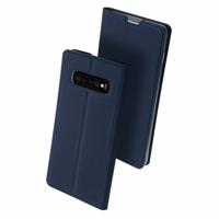 Dux Ducis - pro serie slim wallet hoes - Samsung Galaxy S10 Plus -  Blauw