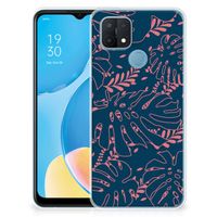 OPPO A15 TPU Case Palm Leaves - thumbnail