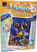 Small Foot Knutselset 3D Lijst Vissen 22 X 0,5 X 28 cm