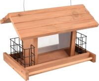 Vogelvoedersilo Sami 28 x 19 x 42,5 cm Flamingo Bruin