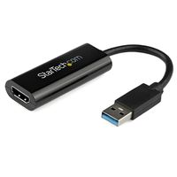 StarTech.com USB 3.0 naar HDMI Adapter - 1080p (1920x1200) - Compacte USB Type-A naar HDMI Display Adapter Converter voor Extra Monitor - Externe Video & Grafische Kaart - Zwart - Enkel Windows - thumbnail