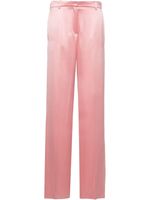 Magda Butrym pantalon ample à taille haute - Rose