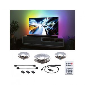 Paulmann TV Strips 65 Zoll 78881 LED-strip basisset Met USB-aansluiting 5 V 2.4 m RGB 1 set(s)