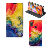 Bookcase Samsung Galaxy M11 | A11 Watercolor Dark