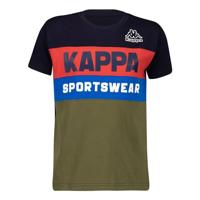 Kappa Uniseks T-shirt voor kinderen, Blauw, 16 años