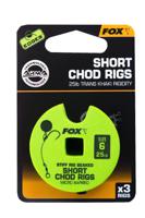 Fox Edge Armapoint Stiff Rig Beaked Chod Rigs Short 3St. 25LB Size 6 - thumbnail