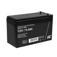 Green Cell AGM 12 V 9 Ah batterij VRLA loodaccu reserveaccu gelaccu accubatterij cyclusbestendig Unbemann UPS | UPS | Noodstroom | UPS systeem | UPS -systeem | Back-upbatterij | Batterijback-up, AGM06