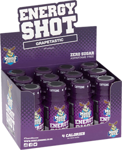 Muscle Moose Energy Shots Grapetastic (12 x 60 ml)