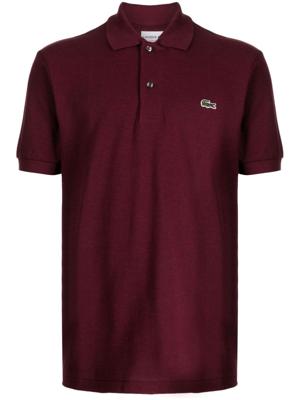 Lacoste Poloshirt met geborduurd logo - Rood