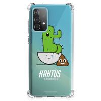 Samsung Galaxy A52 4G/5G Stevig Bumper Hoesje Cactus Poo