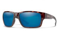 Smith Outback zonnebril heren donkerbruin havana/ blauw