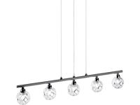 LeuchtenDirekt Jofe 50192-17 Pendellamp Halogeen G9 140 W Chroom