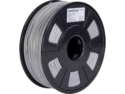 Filament Renkforce ABS kunststof 1.75 mm Zilver 1 kg