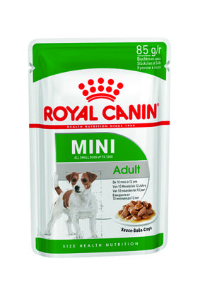 Royal Canin Mini Adult natvoer hond (in saus) 1 doos (12 x 85 g)