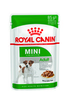 Royal Canin Mini Adult natvoer hond (in saus) 1 doos (12 x 85 g)