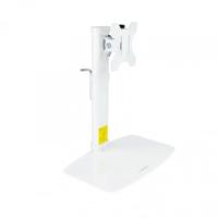 TOOQ DB1127TN-W In hoogte verstelbare tafelstandaard voor beeldschermen van 17 inch tot 27 inch, wit
