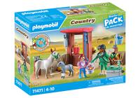 PLAYMOBIL Country - Boerderij dierenarts met de ezels constructiespeelgoed 71471 - thumbnail