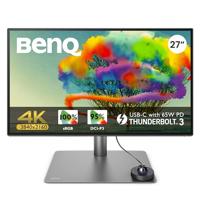 BenQ PD2725U Designer Monitor (AQCOLOR-technologie, 27 inch, 4K UHD, IPS, P3 Wide Color, opladen via Thunderbolt / USB-C, DP / HDMI, KVM, hardwarekalibratie, HDR 400) Compatibel met MacBook