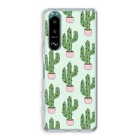 Cactus Lover: Sony Xperia 5 III Transparant Hoesje