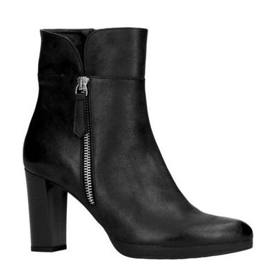 Manfield leren enkelaarzen zwart Manfield leren enkelaarzen zwart