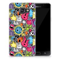 Samsung Galaxy A3 2016 Silicone Back Cover Punk Rock