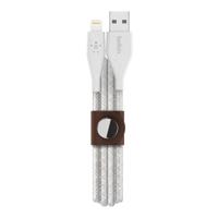 DuraTek Plus Lightning/USB-A-kabel met leren bandje