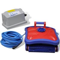 vidaXL Zwembad robot stofzuiger (Rood/Blauw)
