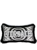 Versace coussin à patch logo - Noir