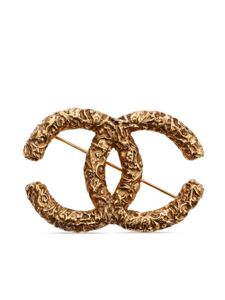 CHANEL Pre-Owned broche en plaqué or (1993)