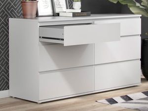 Commode NOVARO 6 lades wit