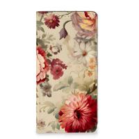 Smart Cover voor Samsung Galaxy S24 Bloemen