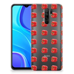 Xiaomi Redmi 9 Siliconen Case Paprika Red