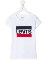 Levi's Kids t-shirt à logo imprimé - Blanc