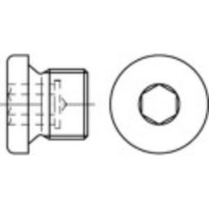 TOOLCRAFT 112693 Sluitschroeven M22 Binnenzeskant (inbus) DIN 908 Staal 25 stuk(s)