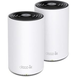 TP-Link Deco XE75 (2-pack) Tri-band (2,4 GHz / 5 GHz / 6 GHz) Wi-Fi 6E (802.11ax) Wit 3 Intern