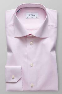 ETON Slim Fit Overhemd roze, Effen