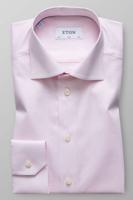 ETON Slim Fit Overhemd roze, Effen - thumbnail