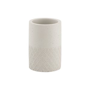 Tandenborstelhouder Sapho Afrodite Vrijstaand 11.5x7.6 cm Beton Beige Sapho