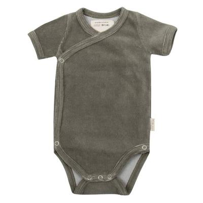 Little Indians Romper Corduroy Junior Katoen Groen Maat 56