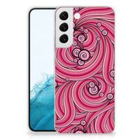 Samsung Galaxy S22 Plus Hoesje maken Swirl Pink - thumbnail