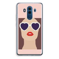 Red lips: Huawei Mate 10 Pro Transparant Hoesje - thumbnail