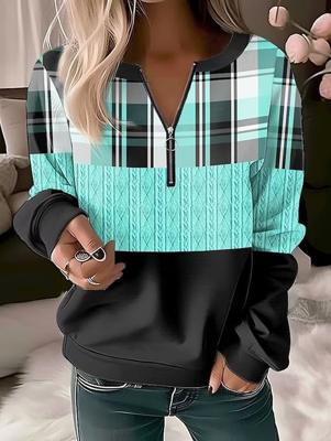Casual Loose Zipper Sweatshirt Casual Loose Zipper Sweatshirt