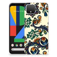 Siliconen Hoesje Google Pixel 4 Barok Flower - thumbnail