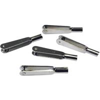 Famotec Verenstalen vorkkop met binnendraad M3, 5 stuks.